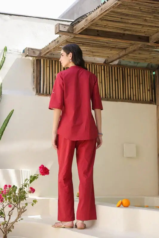 Rosewood Printed Cotton Co-ord Set