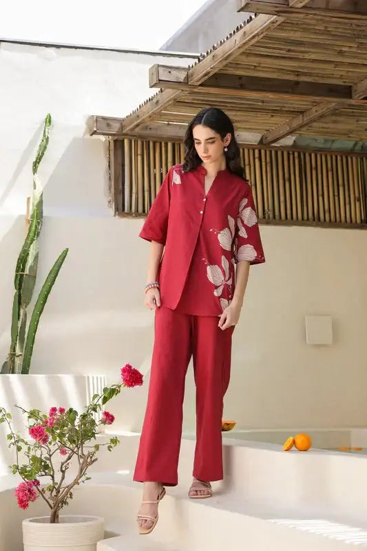 Rosewood Printed Cotton Co-ord Set