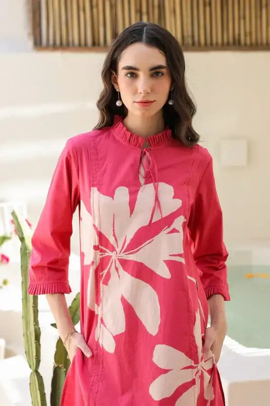 Desert Rose Pink Cotton Co-ord Set