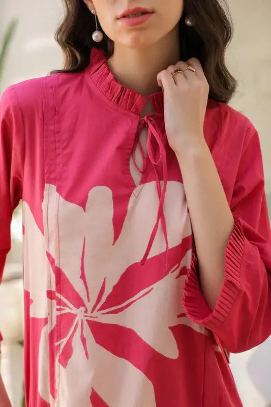 Desert Rose Pink Cotton Co-ord Set