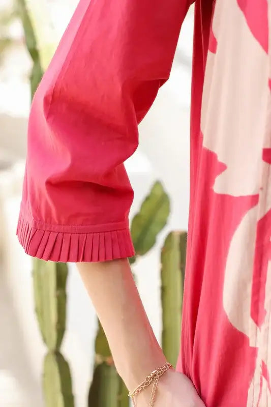 Desert Rose Pink Cotton Co-ord Set