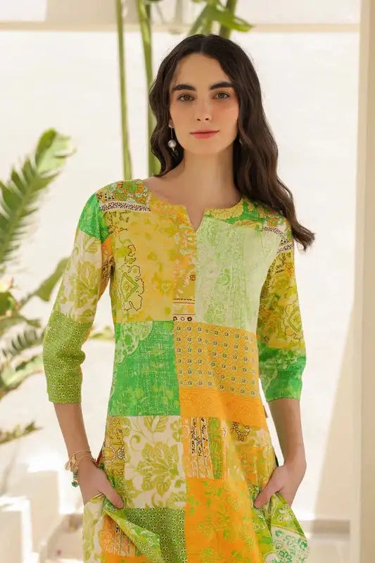 Lemon Dusk Cotton Co-ord Set