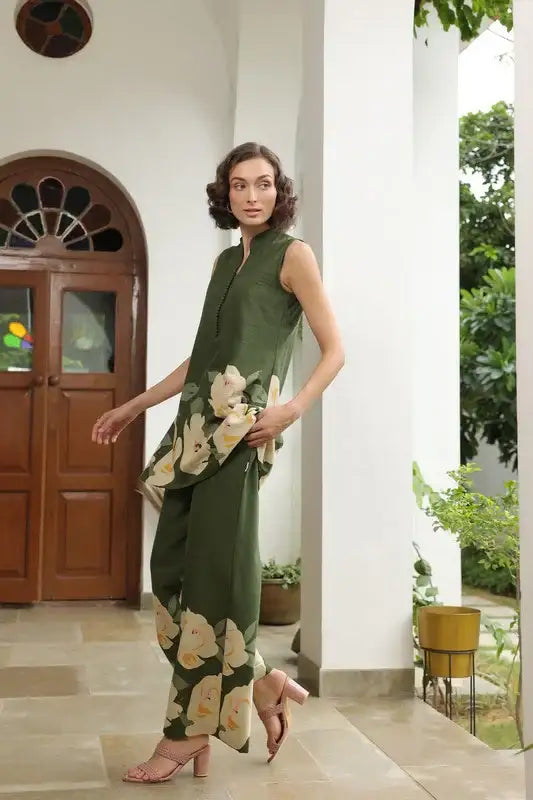 Poppy Field Cotton Flex Co-ord Set