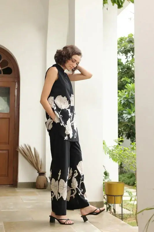 Eclipse Garden Cotton Co-ord Set