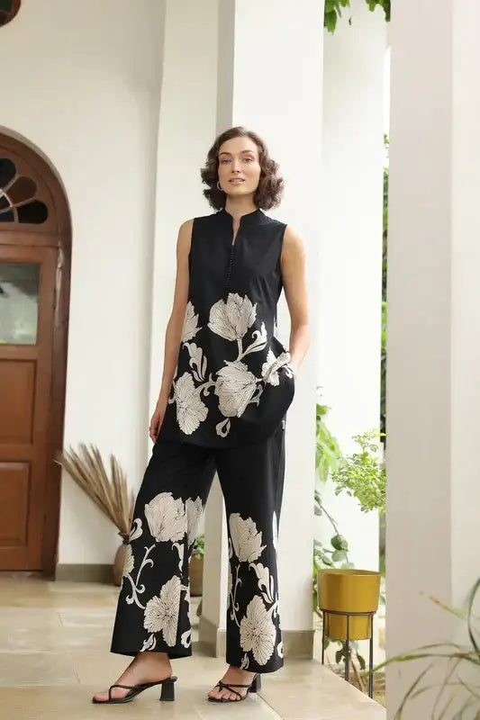 Eclipse Garden Cotton Co-ord Set