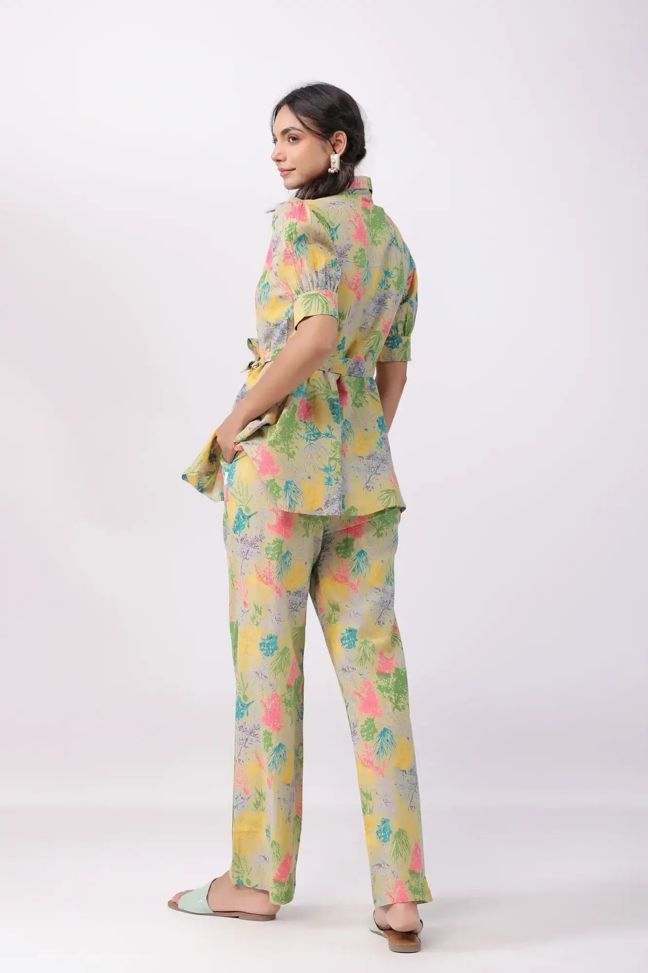 Radiant Veins Cotton Co-ord Set