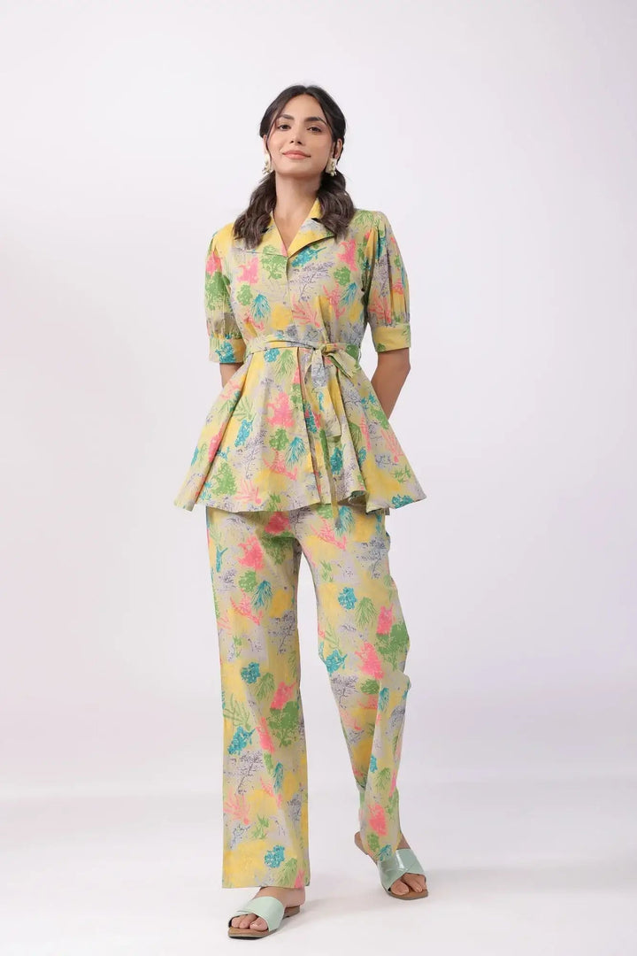 Radiant Veins Cotton Co-ord Set