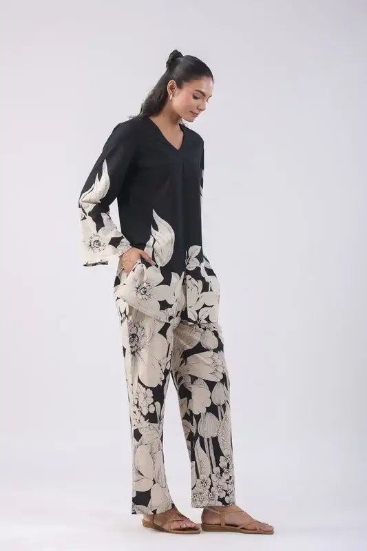 Eclipse Bloom Cotton Co-ord Set