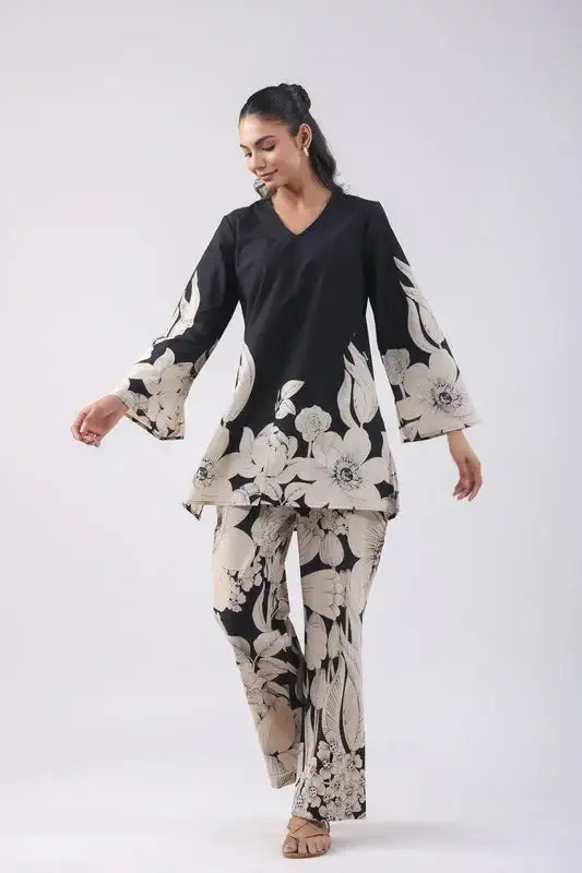 Eclipse Bloom Cotton Co-ord Set