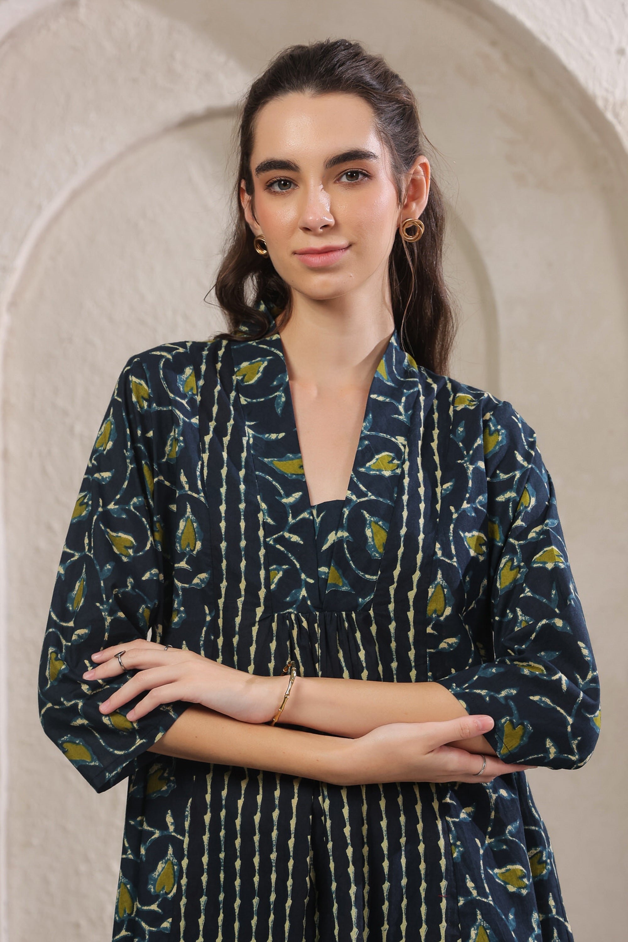 Tropical Dusk Printed Cotton Co-ord Set