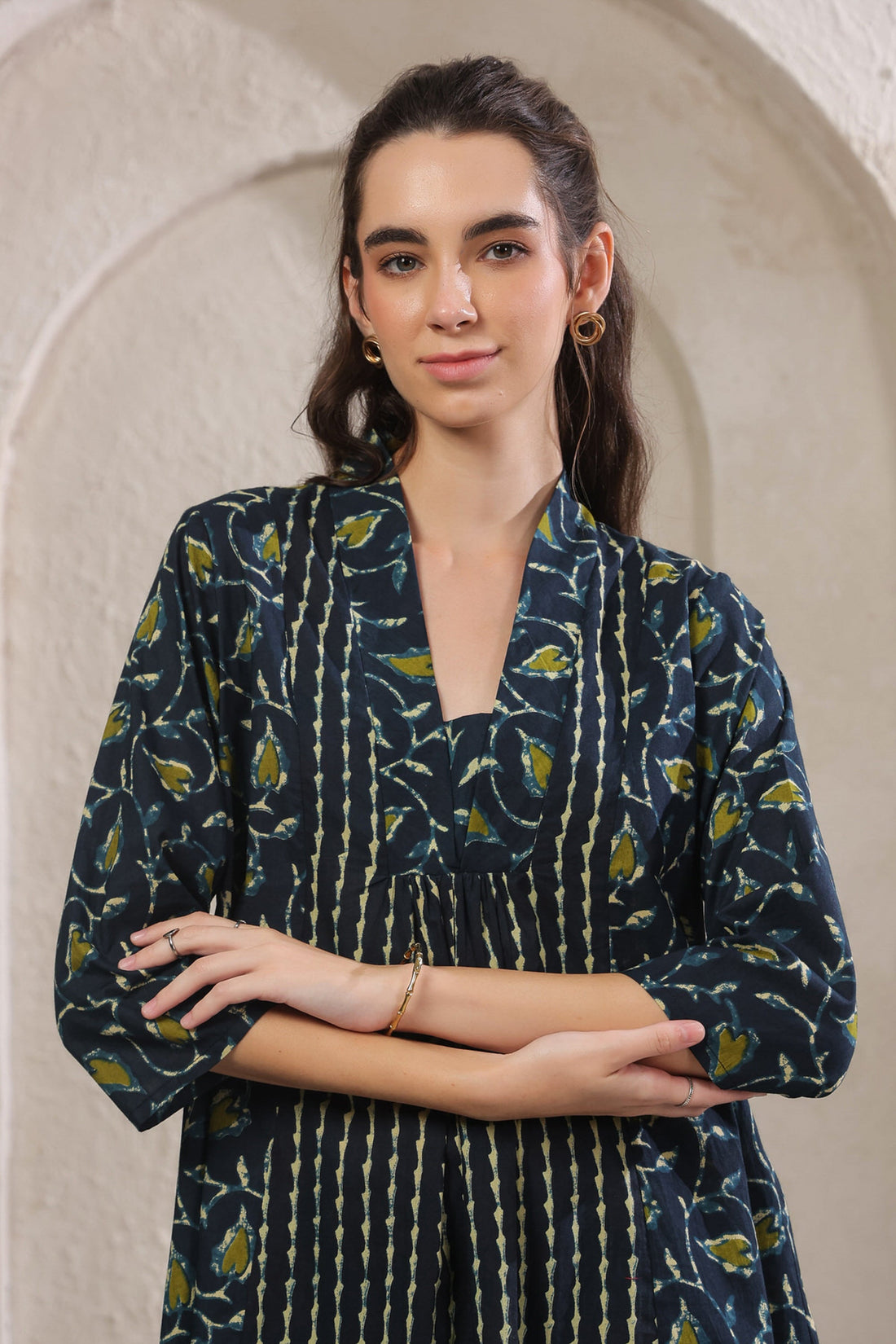 Tropical Dusk Printed Cotton Co-ord Set