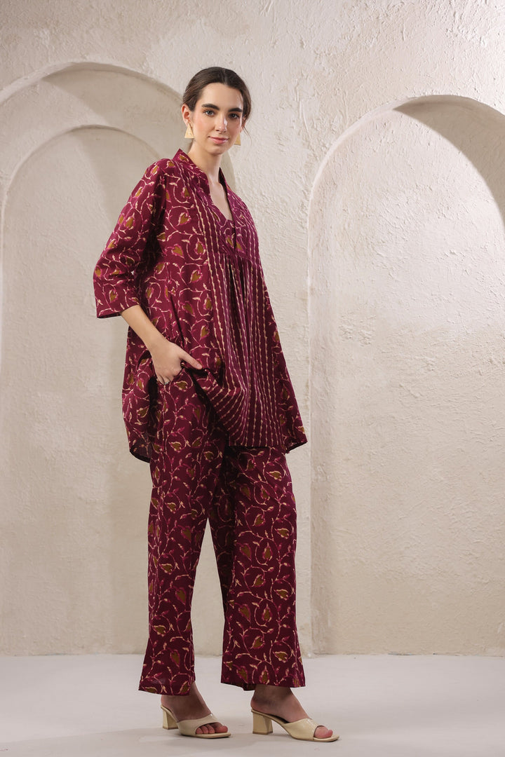 Mulberry Muse Printed Cotton Co-ord Set