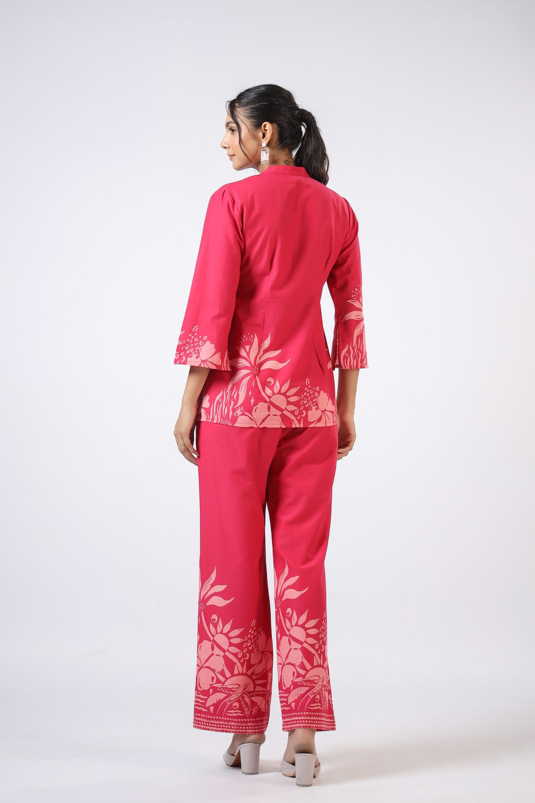 Aube Elegante Cotton Co-ord  Set