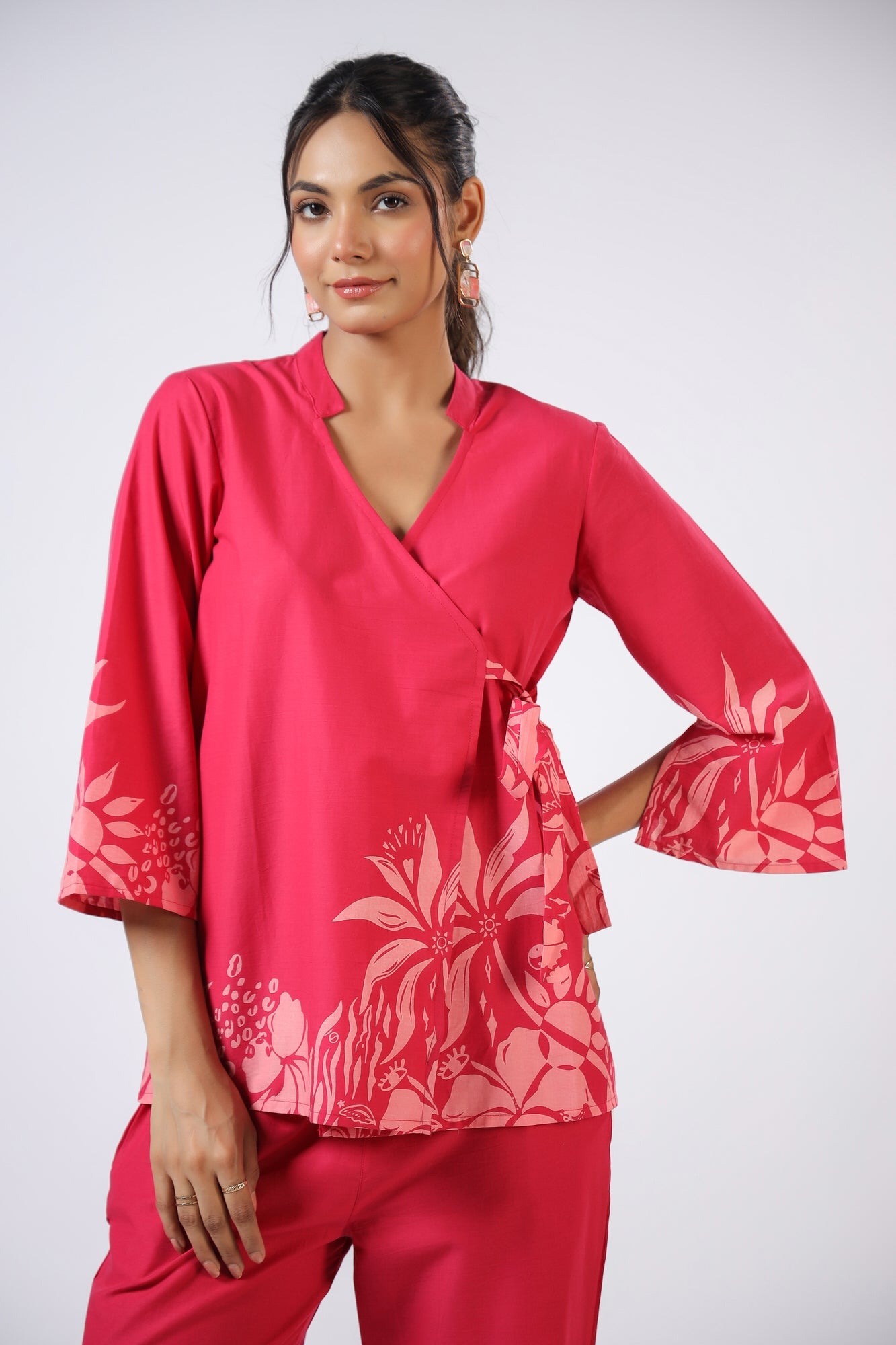 Aube Elegante Cotton Co-ord  Set