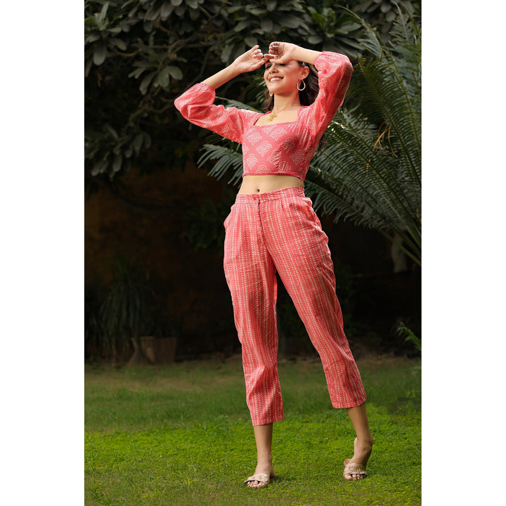 Sunset on Peach Cotton Co-ord Set