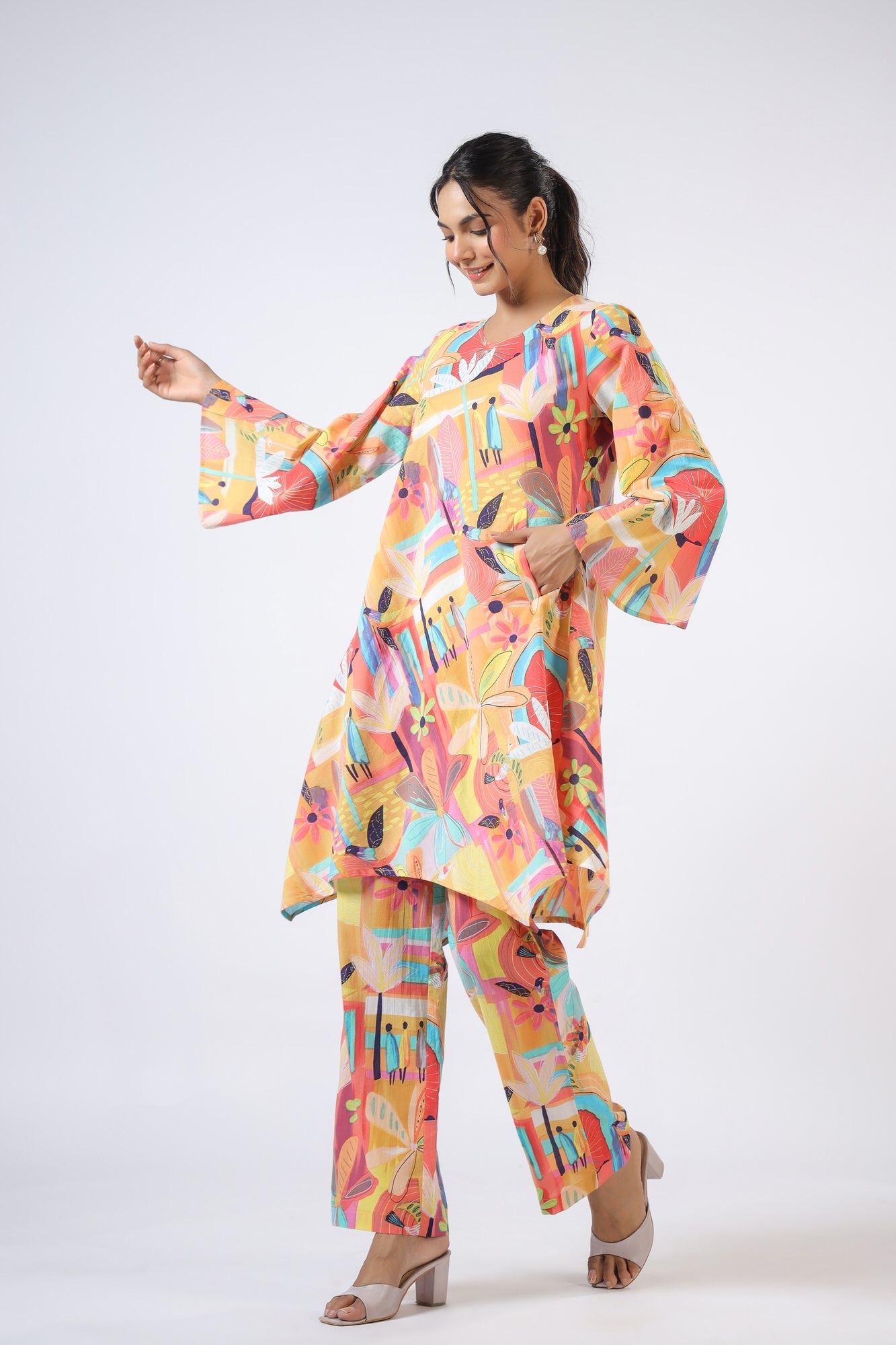 Tropical Fiesta Cotton Co-ord Set