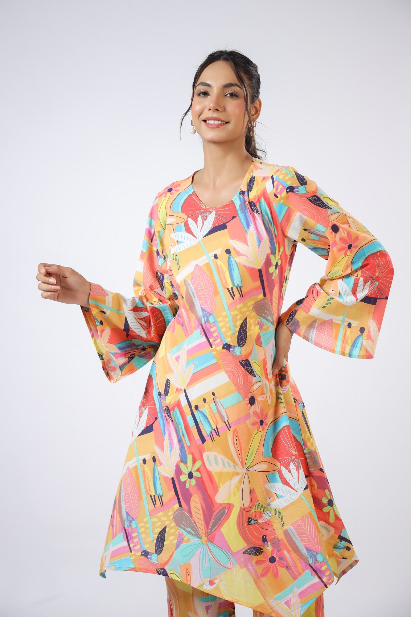 Tropical Fiesta Cotton Co-ord Set