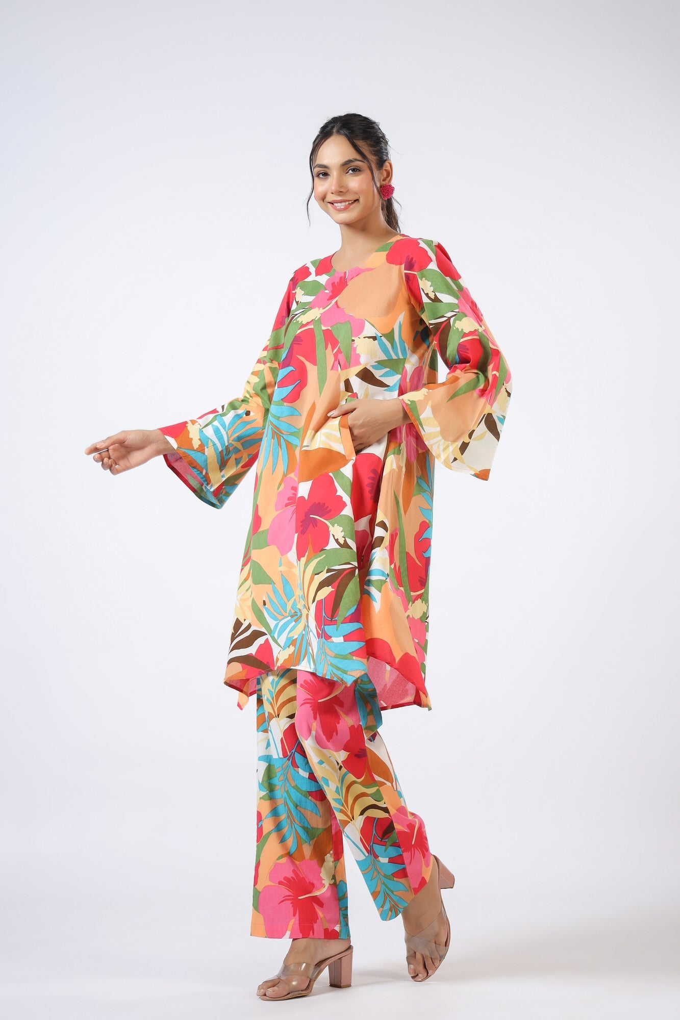 Summer Splash Cotton Co-ord Set