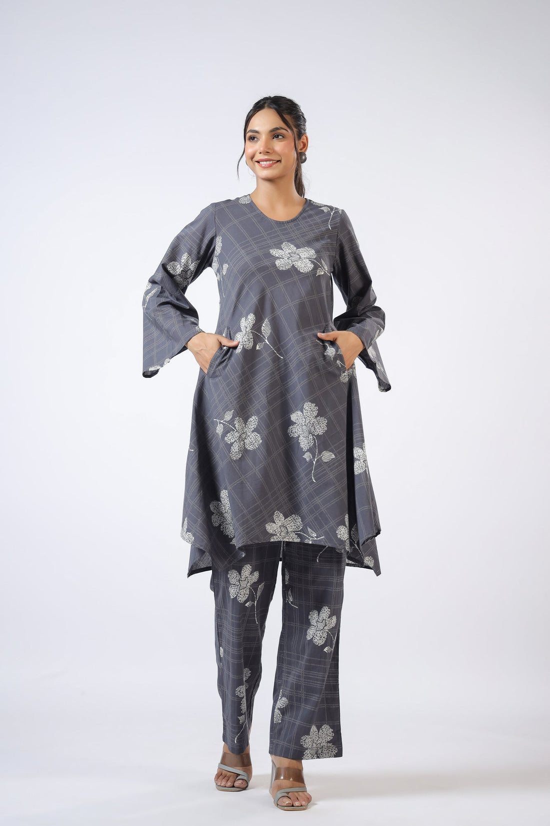 Floral Cascade Cotton Co-ord Set