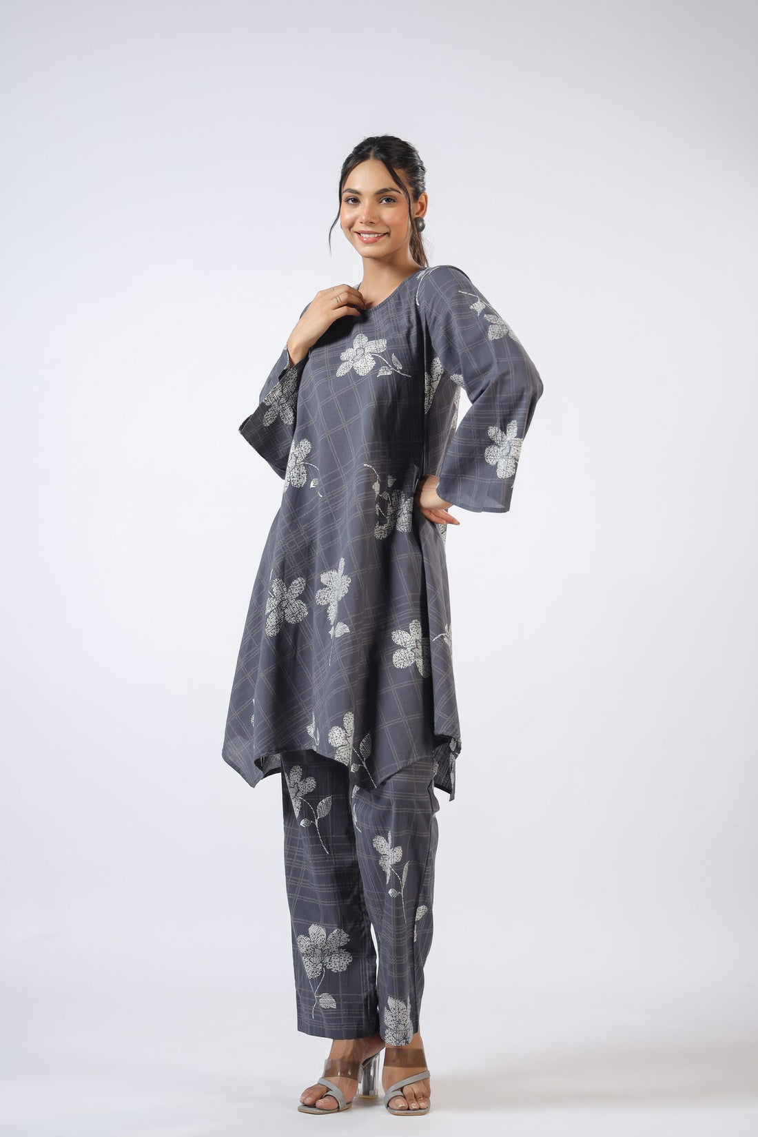 Floral Cascade Cotton Co-ord Set