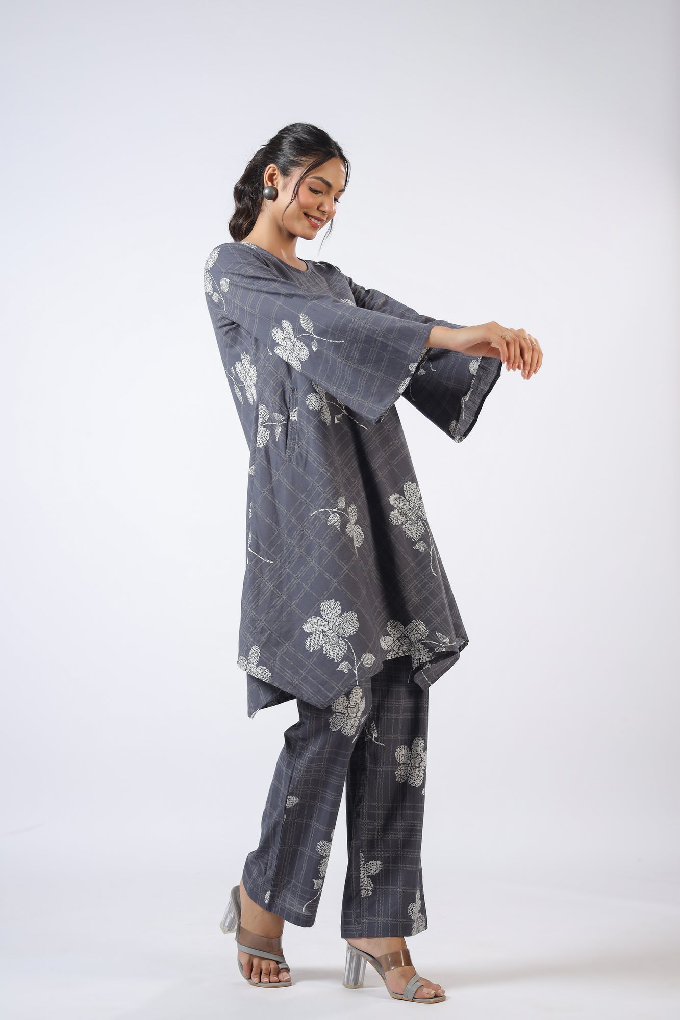 Floral Cascade Cotton Co-ord Set