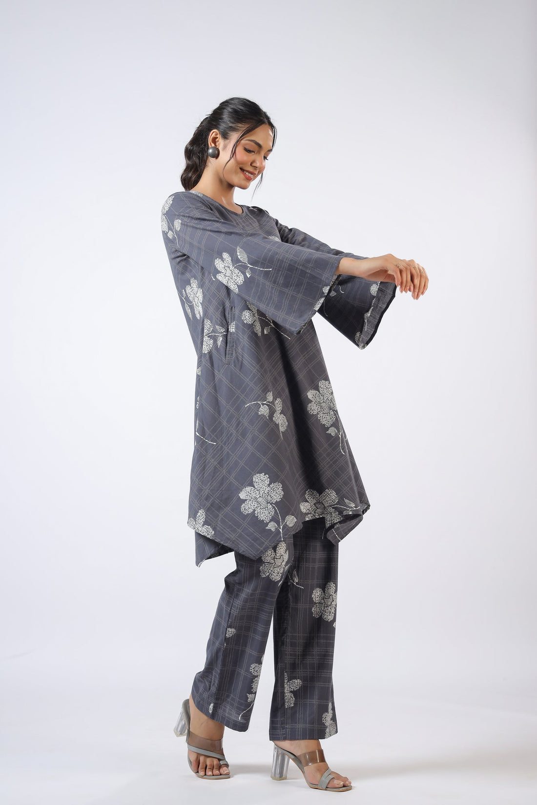 Floral Cascade Cotton Co-ord Set