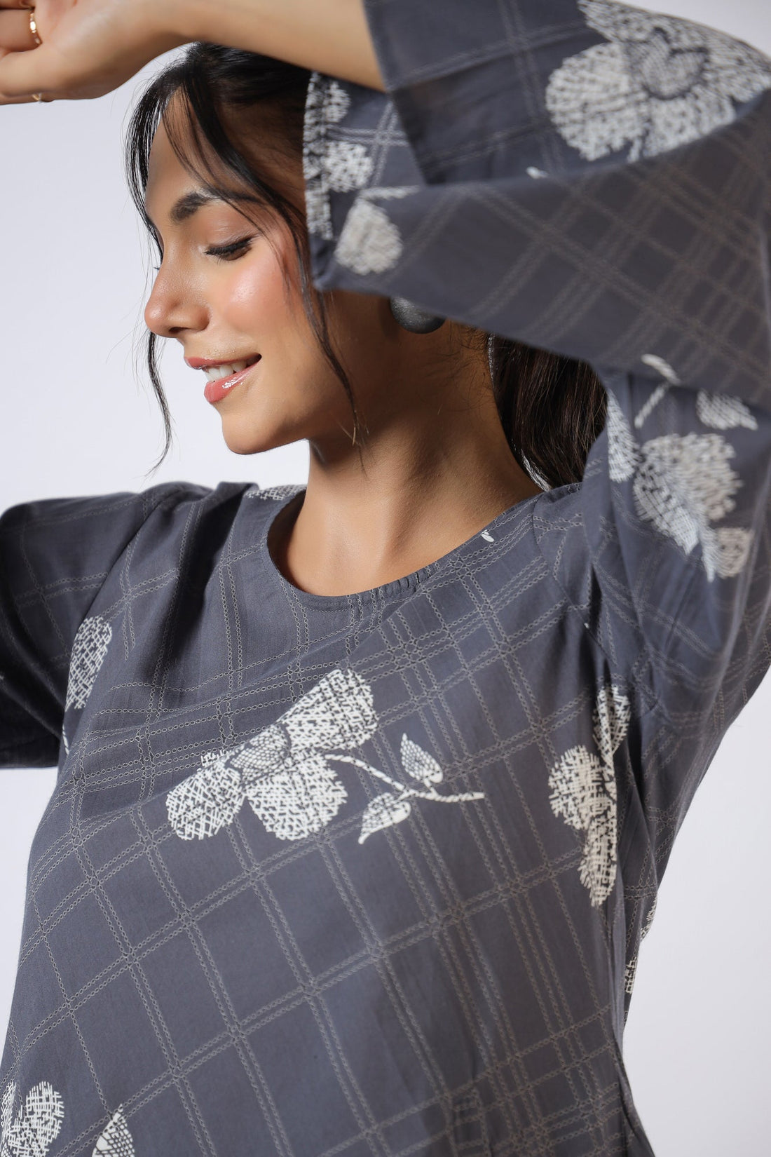 Floral Cascade Cotton Co-ord Set