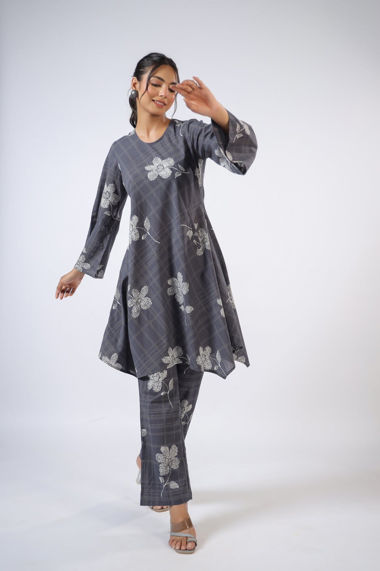 Floral Cascade Cotton Co-ord Set