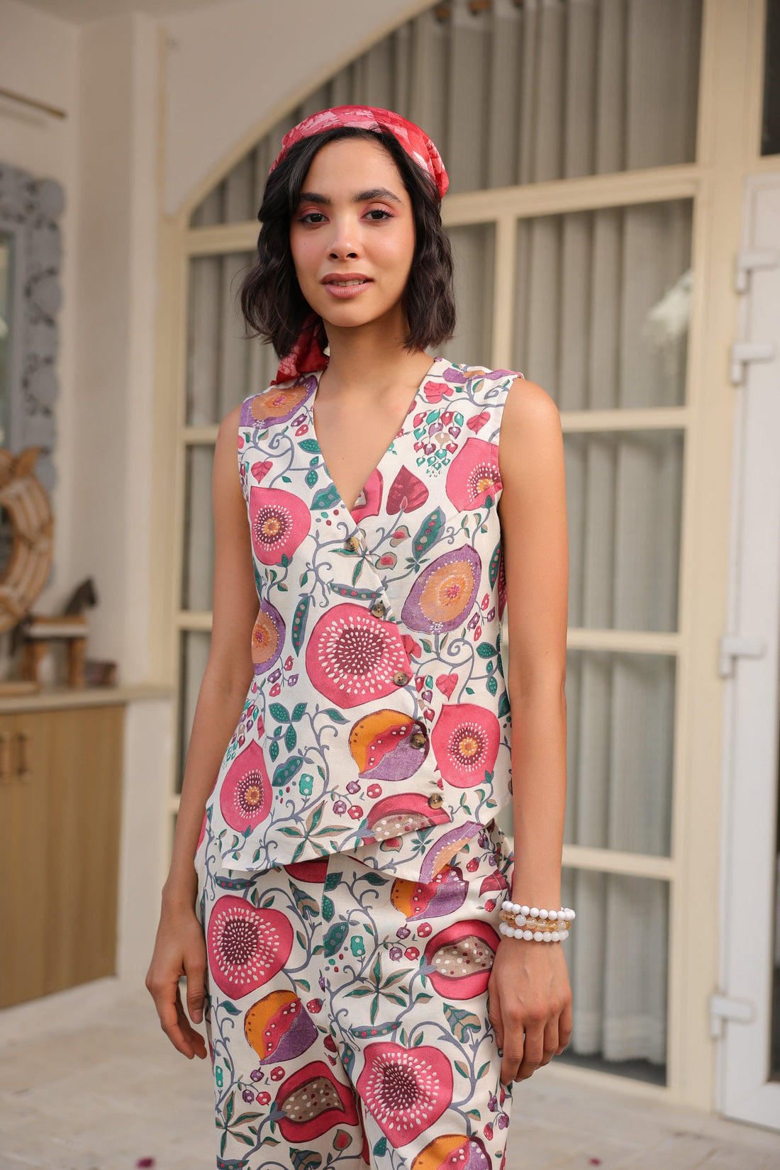 Floral Orchard Breeze Cotton Flex Co-ord Set