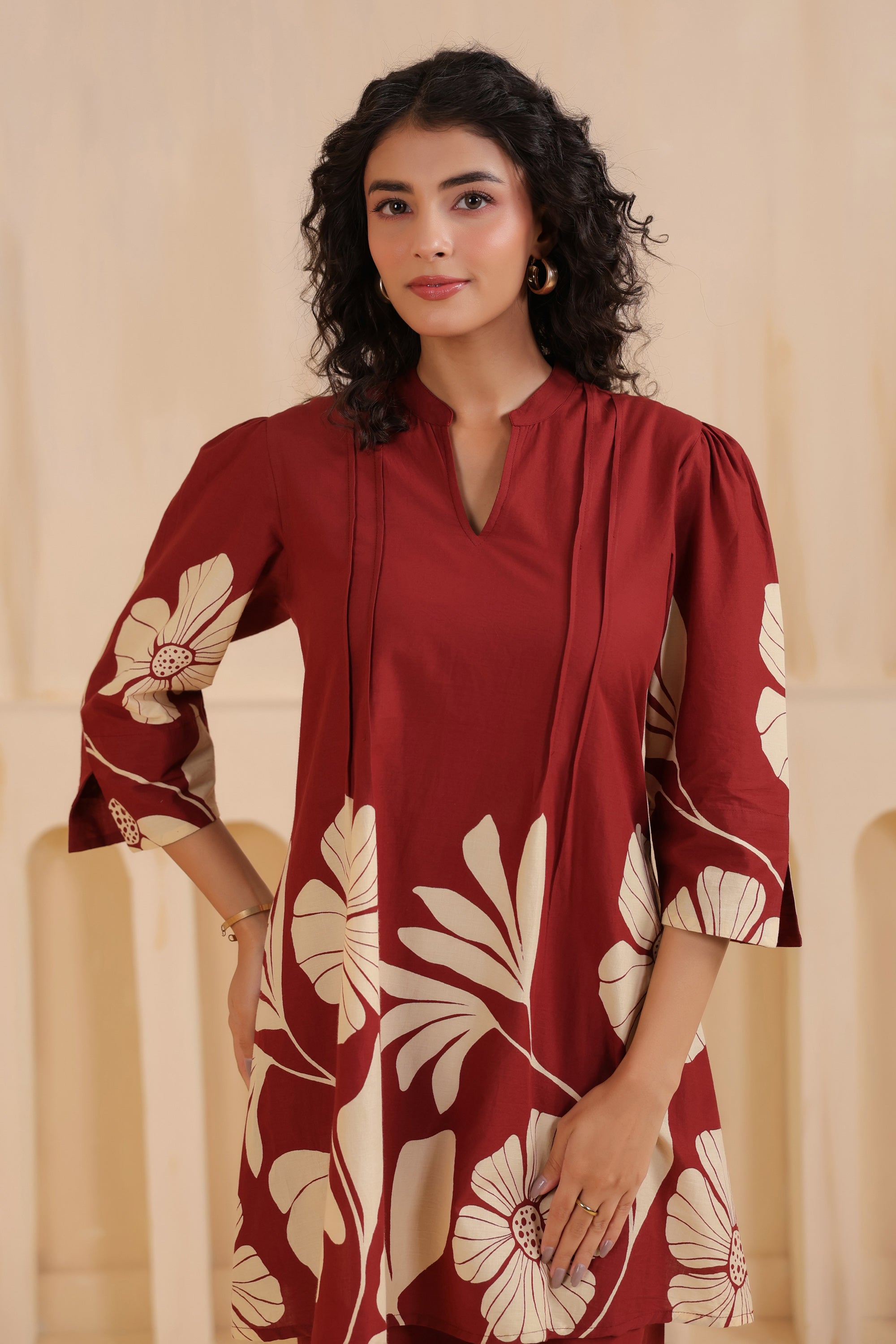 Bloom Floral Printed Cotton Co-ord Set