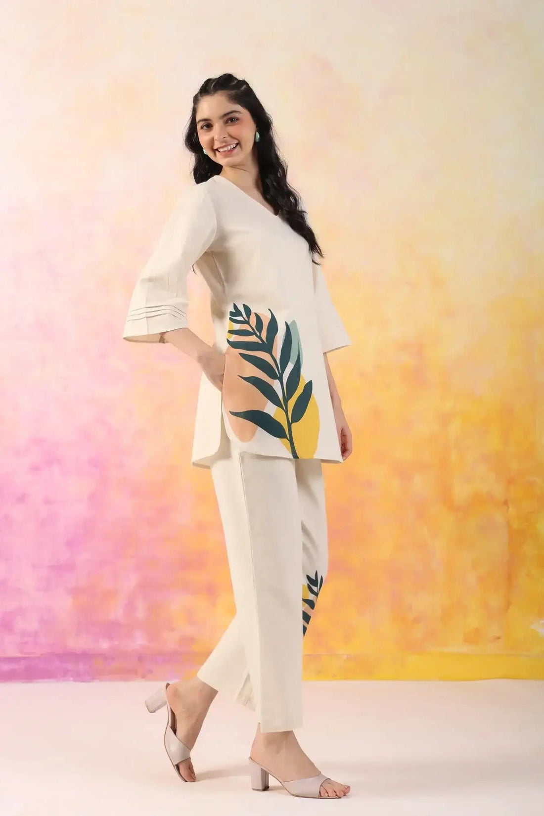 Boho Bloom Cotton Flex Co-ord Set