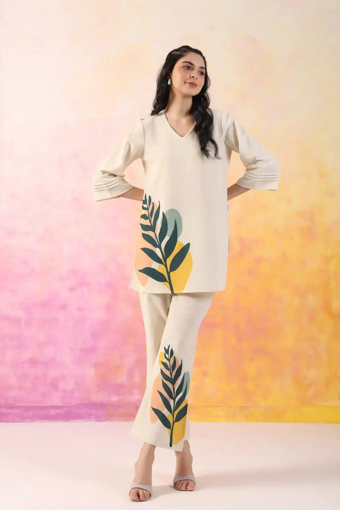 Boho Bloom Cotton Flex Co-ord Set