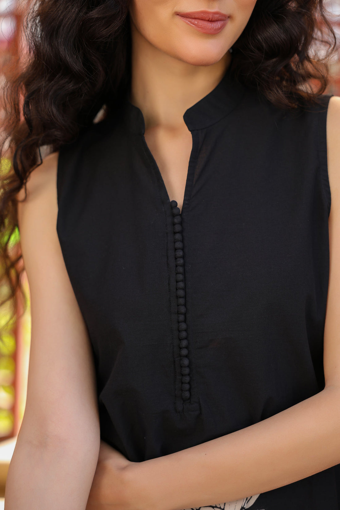 Inky Blossom Cotton Co-ord Set