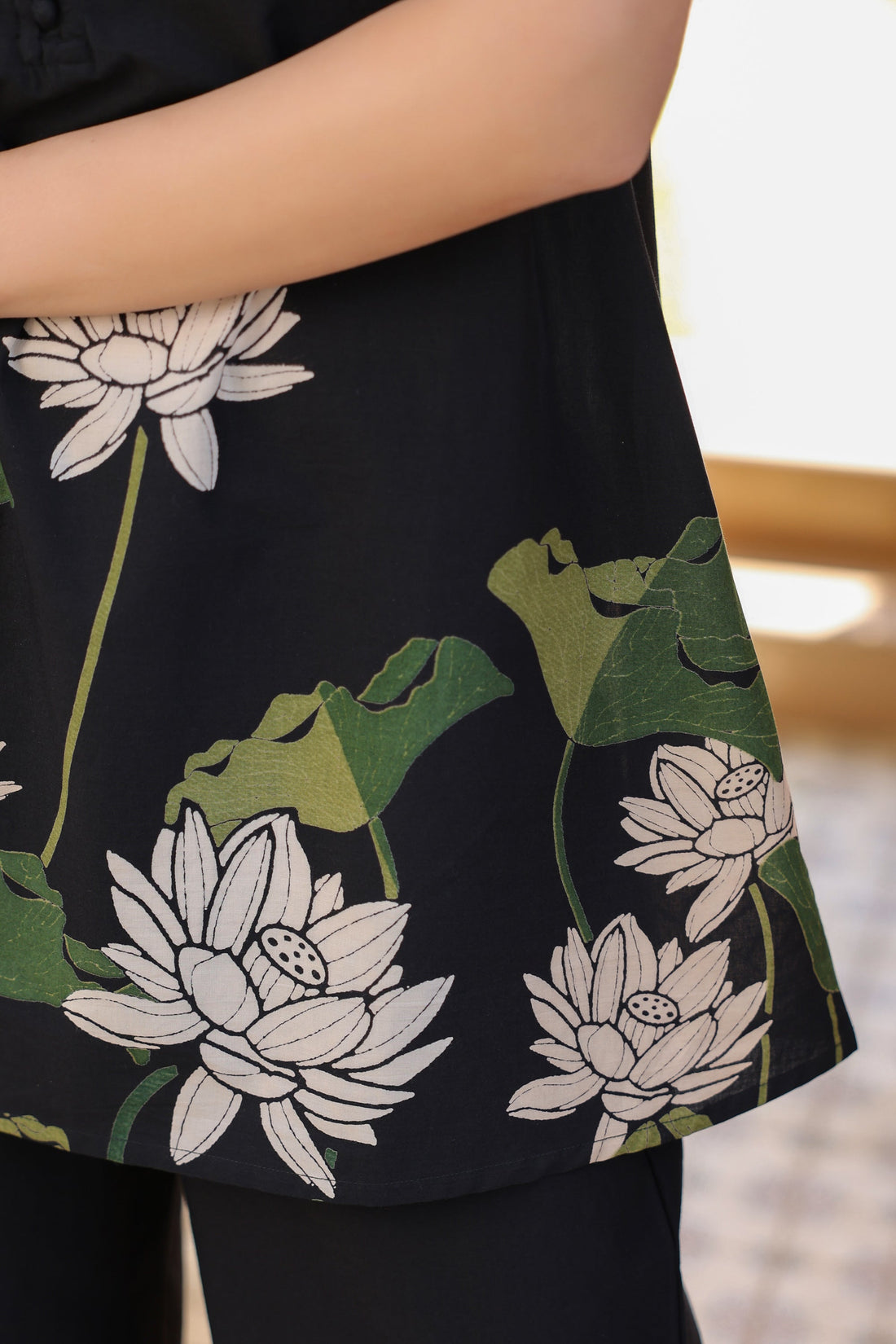 Inky Blossom Cotton Co-ord Set