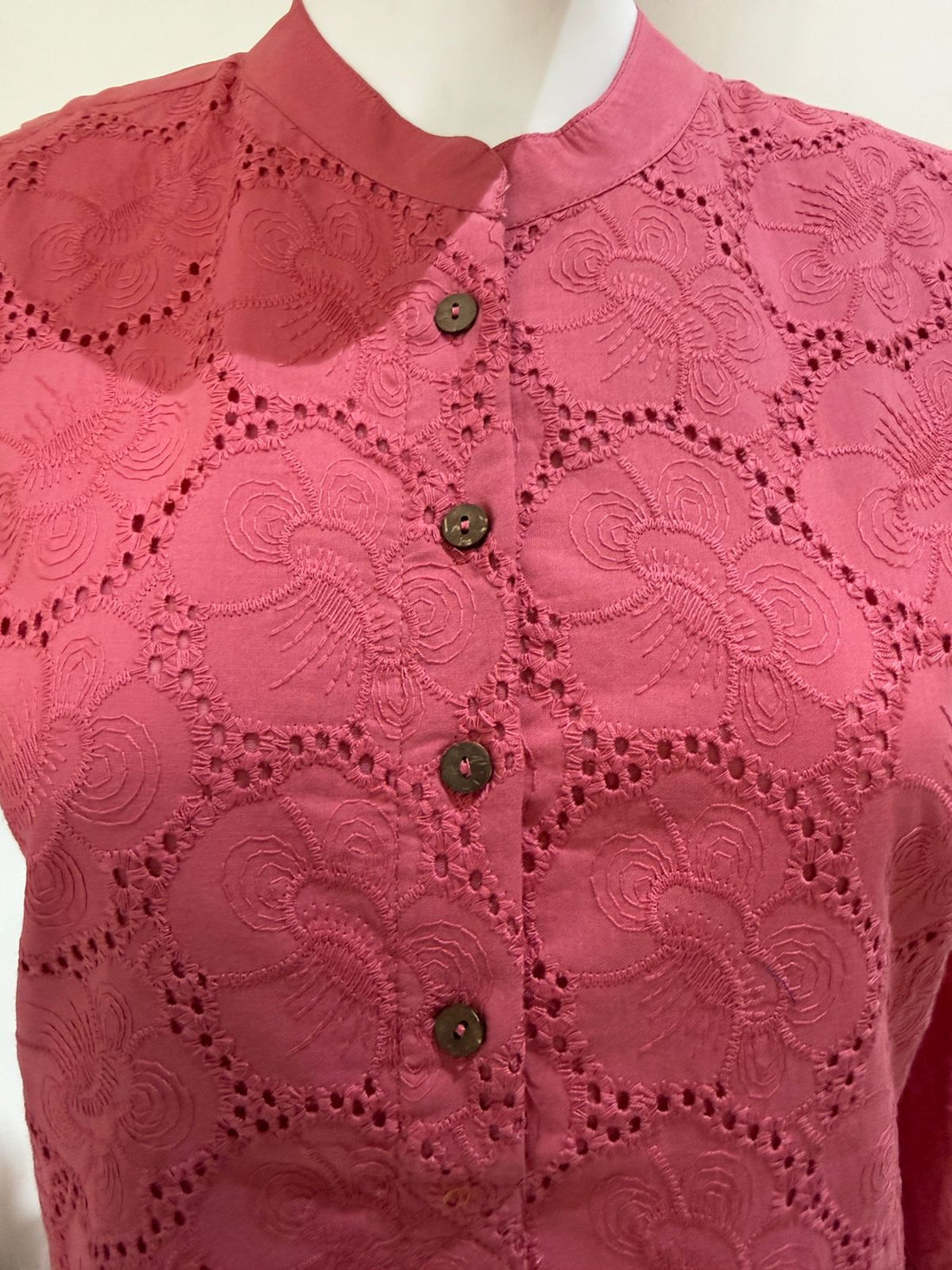 Pink Embroidered Cotton Kurti Pant Set | Stylish 2 Pc Ethnic Wear Set | Casual & Office Wear