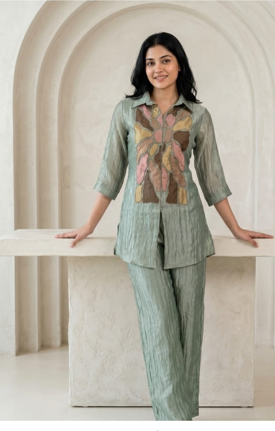 Salsa Fabric Co-ord Set with Lining | Premium 2-Piece Outfit