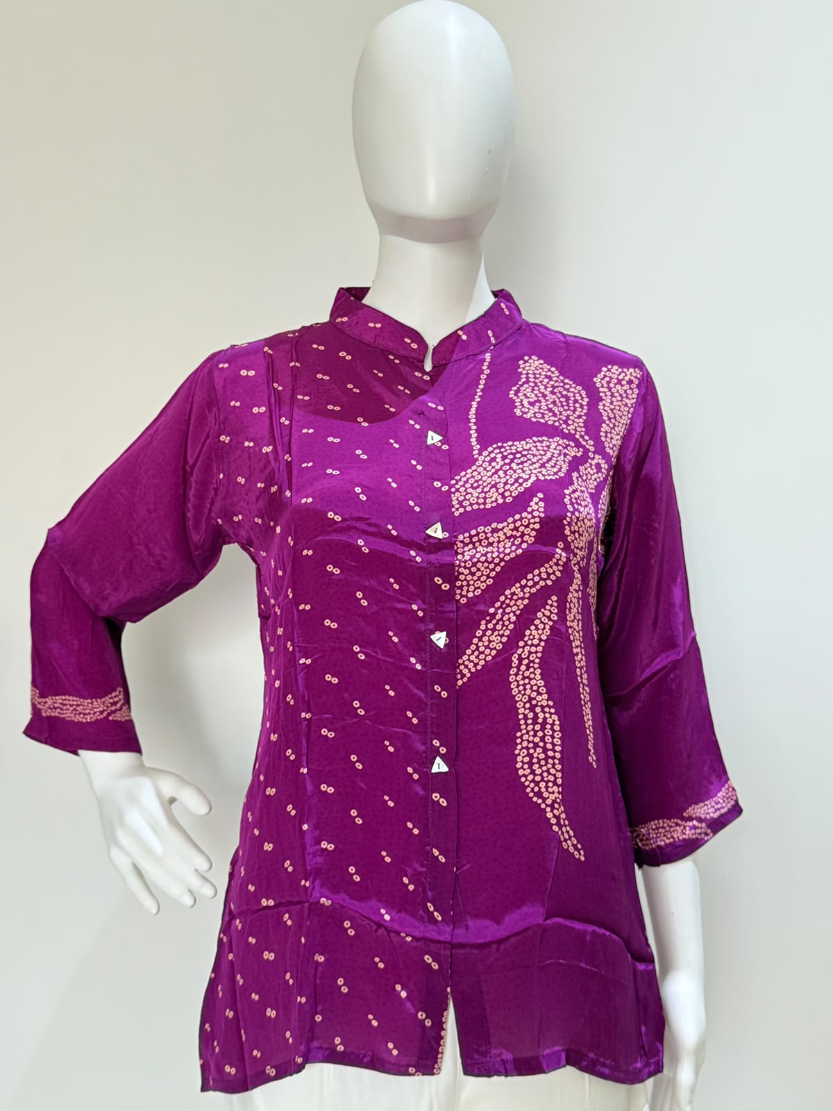 Pure Crepe Printed Shirt | Casual & Office Wear | Rangritii