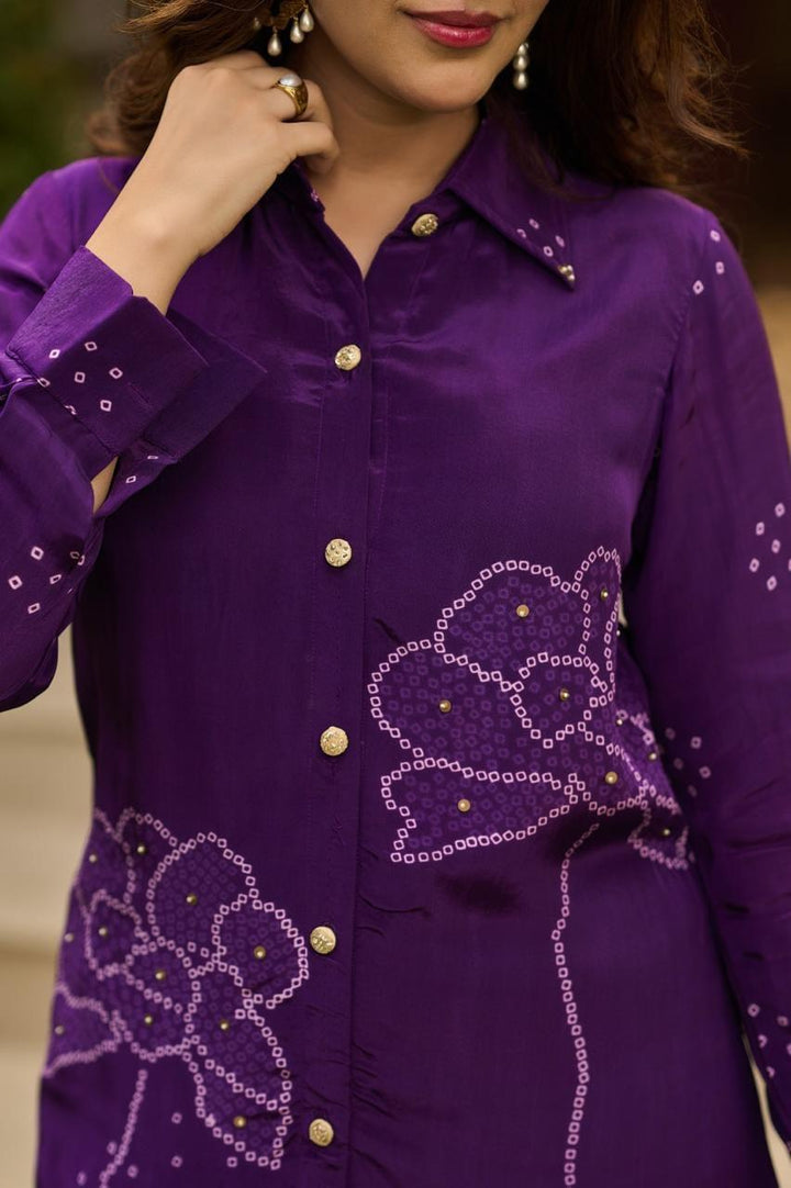 Pure Muslin Silk Co-Ord Set with Lining | Premium Designer Shirt & Pant Set