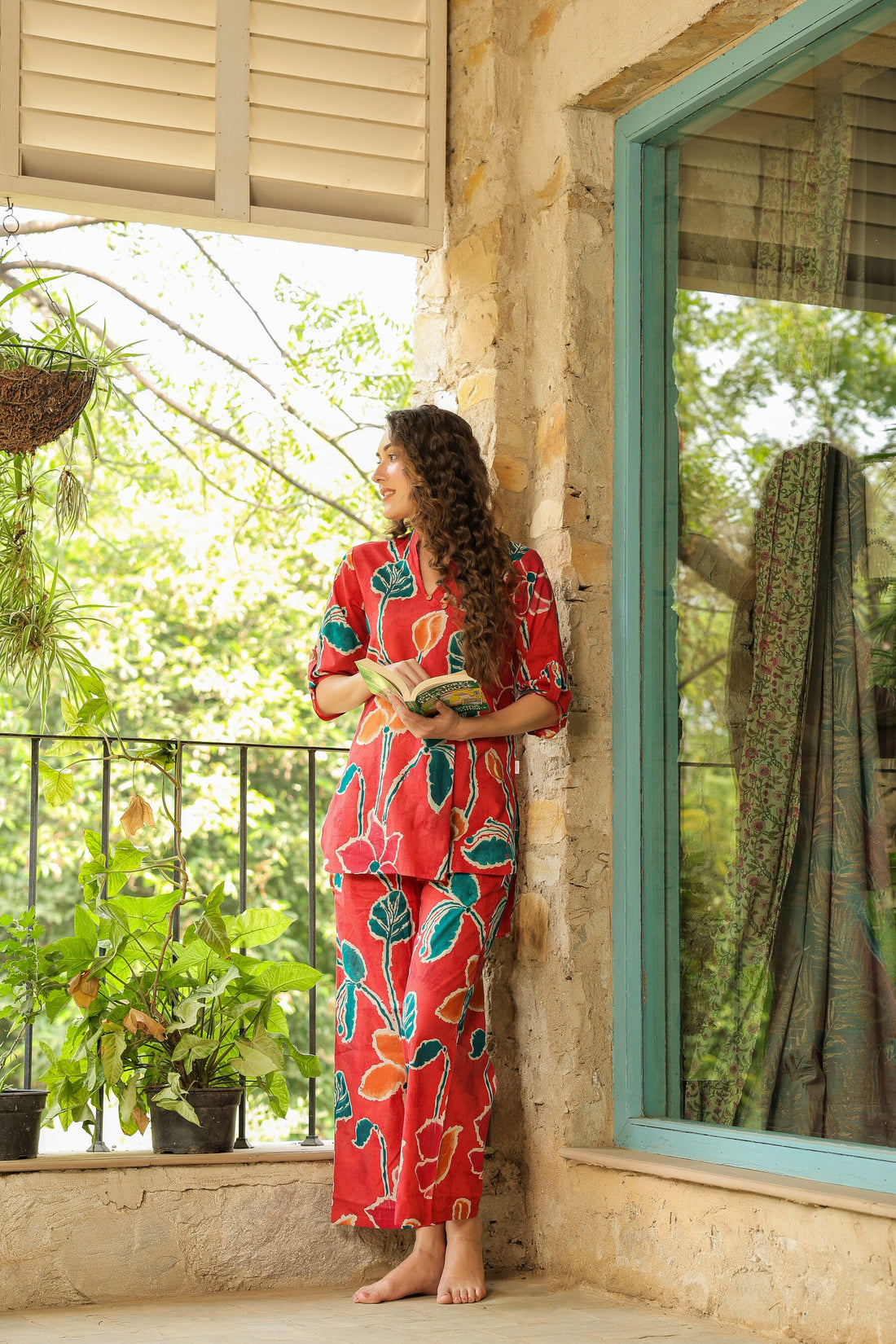 Rustic Sage Cotton Co-ord Set