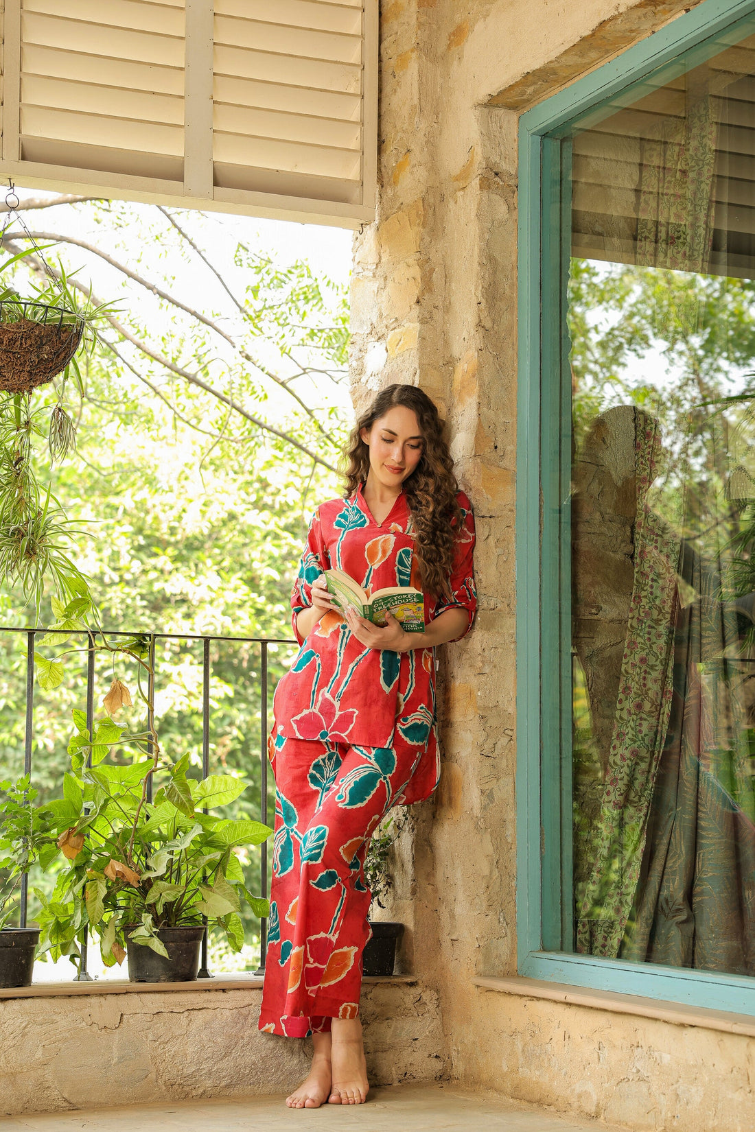 Rustic Sage Cotton Co-ord Set