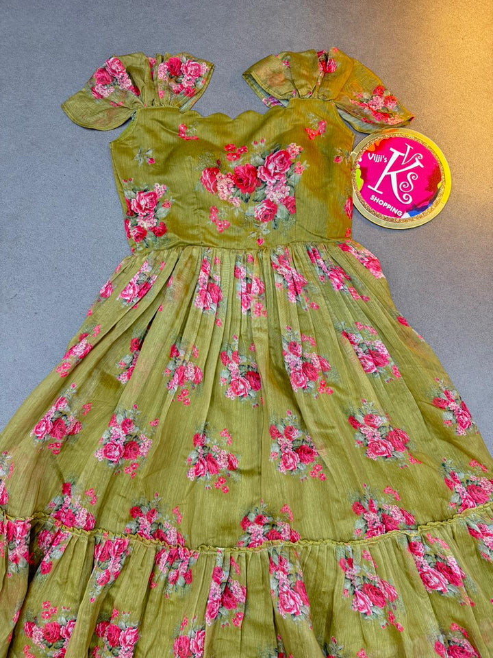 Cafe Chanderi Desginer gowns