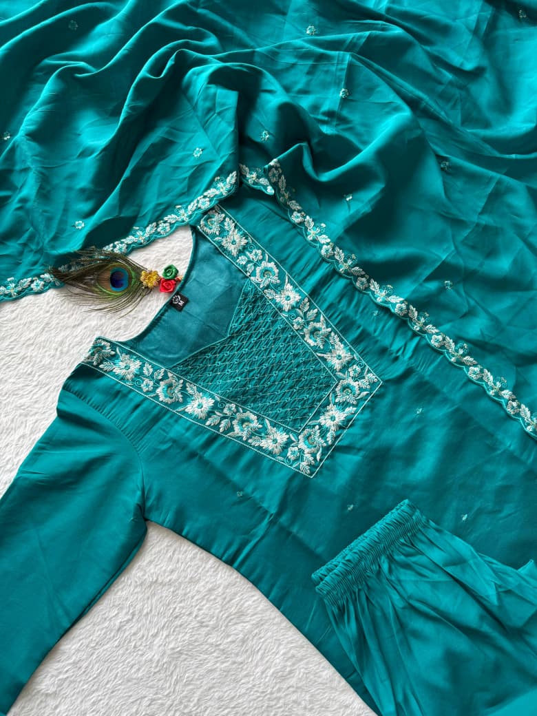 Office wear Roman Silk Kurti sets 🔆