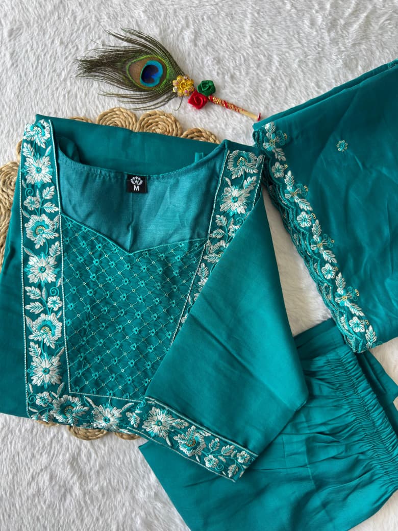 Office wear Roman Silk Kurti sets 🔆