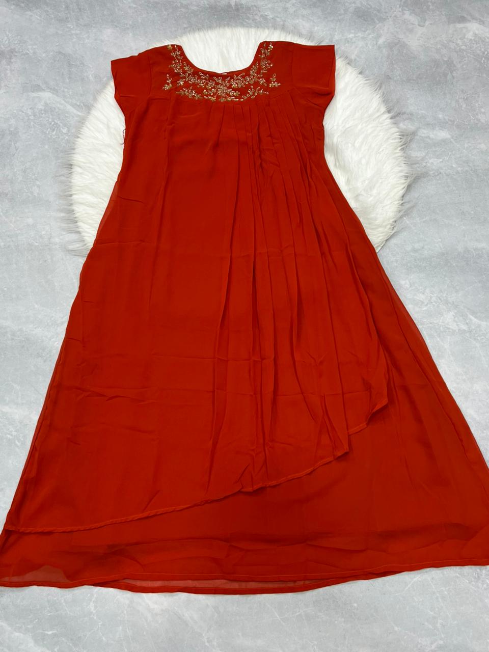 Classic Kathli Work Cafe Gowns for trendy wear ✨