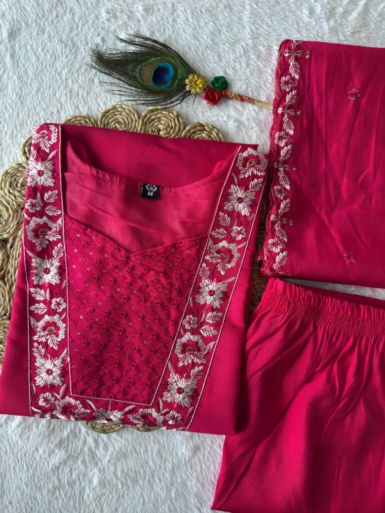 Office wear Roman Silk Kurti sets 🔆